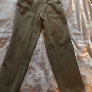 Dark Green Jeans Size 12